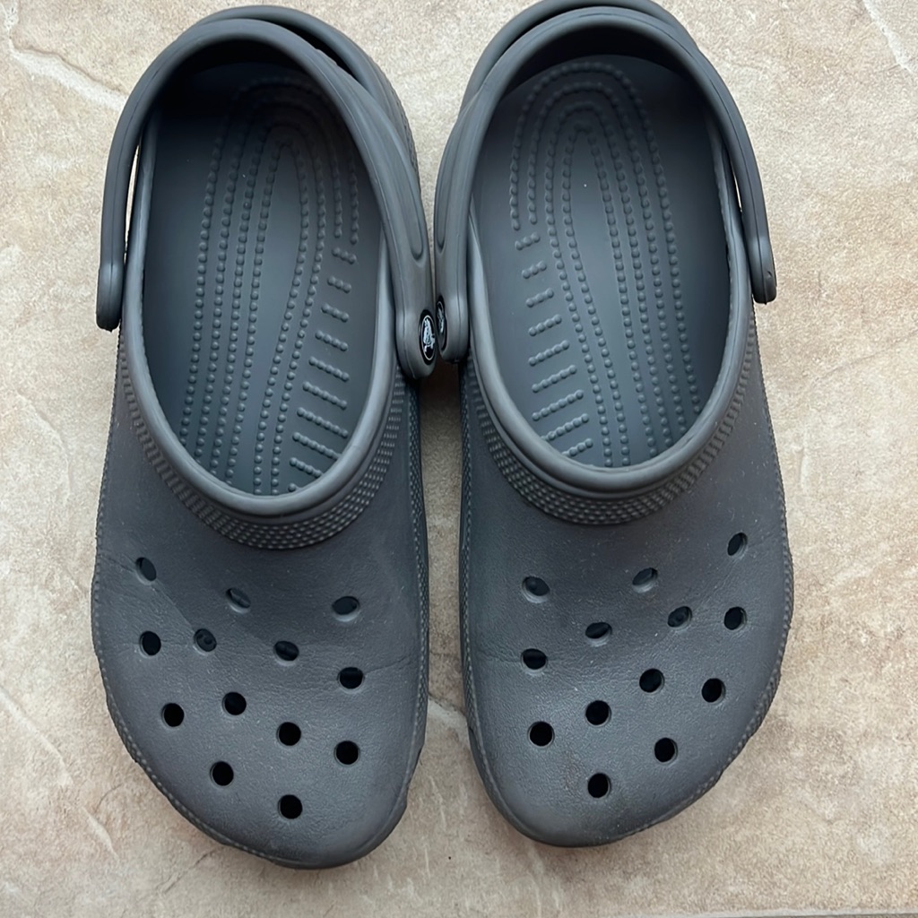 Gray Crocs